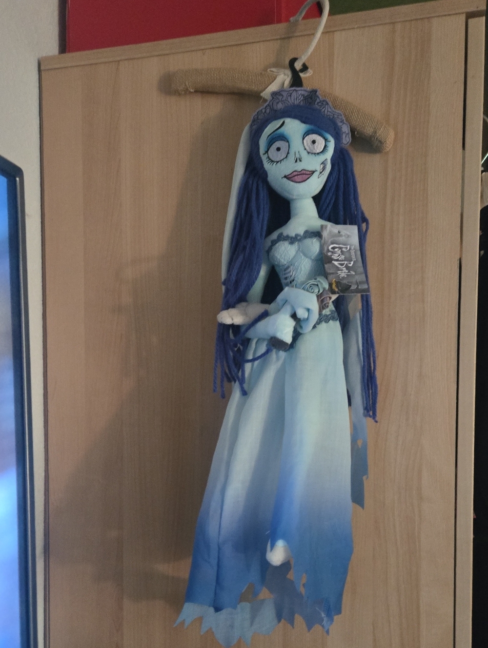 Blue Bride Wall Hanging Doll - Home Art Decor